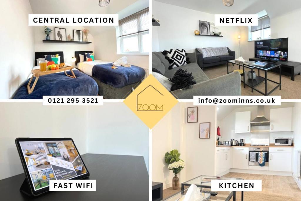 شقة برمنغهام  في Cosy 2Br Retreat, Near Uni & Qe Hospital, Parking المظهر الخارجي الصورة